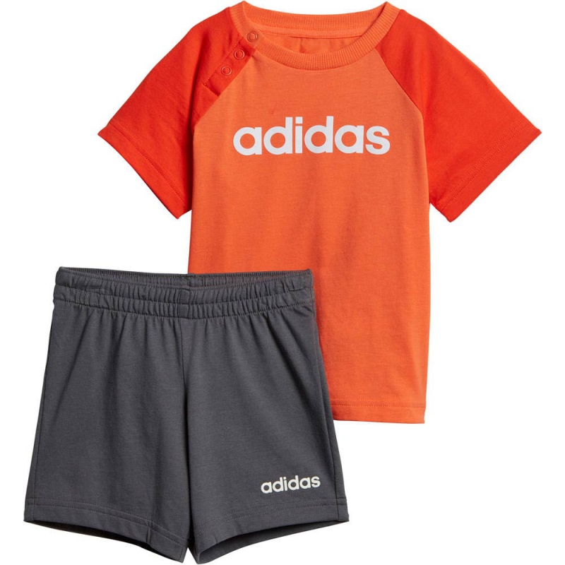 Conjunto Adidas Bebe Linear Summer Naranja Esports Martin