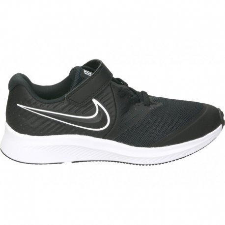 zapatillas nike modelo star runner negras y blancas
