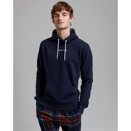 Sudadera Gant con capucha para Hombre Marino - Esports Martin
