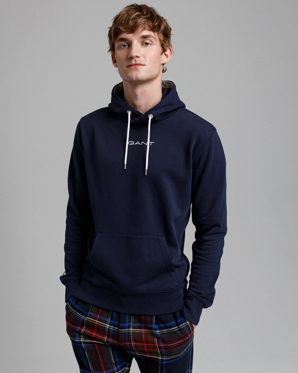 Sudadera Gant con capucha para Hombre Marino - Esports Martin